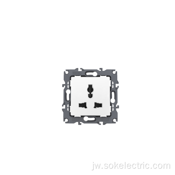 13A Single Universal Stopkontak-Screwless Terminal